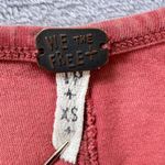 We The Free We The‎ Free Cupcake Sunrise Pullover Coral Oversized Cotton Top XS Boho Slouchy Photo 4