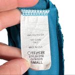 Dainty Hooligan Teal Scoop Neck Appliqué Sleeve Shift Dress Photo 7