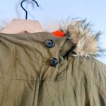 Bench  GREEN PARKA FAUX FUR HOOD COAT SIZE SMALL Photo 10
