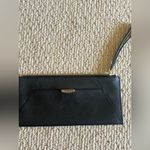 Henri Bendel  West 57th Black Leather Zip Wristlet Gold Hardware Photo 8