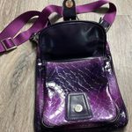 Vittorio Leather Crossbody Purple Photo 7