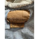 y2k American Eagle Denim Jacket with Gray Hood Size XS Blue Photo 5