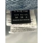 SheIn Light Wash Distressed High-Waisted Jeans Destroyed Holes Skater Punk Sz 6 Photo 4