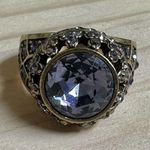 Heidi Daus Lavender Crystal Statement Ring Purple Photo 9