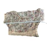 Soft Surroundings  Althea Maxi Dress Boho Lace Floral Brunch Short Sleeve Size 8 Photo 9