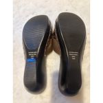 Karen Scott Abria Leather Upper Slide Sandals Brown Twisted Size 8.5M Photo 2