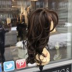 Brown Highlights FreePart Swisslace Lacefront wig Photo 7