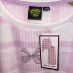 The Grinch Pink Plaid Fleece Sweatshirt • Size Medium • Holiday Cozy Top NWT Photo 1