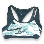 Athleta Teal Green Marbled Triple Dare Sports Bra XS Photo 1