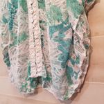 Multiples {M}  Swim Cover Women's White Teal Photo 5