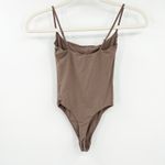 SKIMS Womens Fits Everybody Scoop Neck Thong Cami Bodysuit Size XXS/XS Brown Photo 3