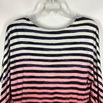 Soma  Women's Batwing Striped Ombre Lounge Nightgown Multicolor Size Small Photo 6