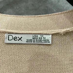 Dex Long Sleeve Ribbed Flowy Pale Rose Pink Soft Open Front Cardigan Size 1X Photo 9