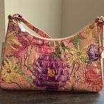 Brahmin Esme Perennial Pink Floral Leather Shoulder Bag NWT Photo 0