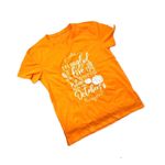 New Womens Boutique Live in a World Octobers Fall Graphic Tee Shirt Photo 1