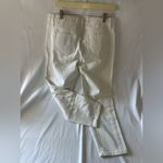 Ashley Mason  size 31 cream color cropped distressed denim jeans Photo 6