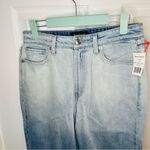 Juicy Couture  Malibu Dip Dye Wide Flate Leg Jeans Bright Blue Ombre 28 NWT Photo 3