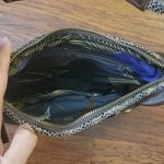 Vintage Y2K Retro Brown Leather Purple Fur Whimsogoth Feminine Women's Hand Bag Photo 6