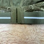 Colsie Women's Lace Olive Green Lace Halter Bralette Photo 4