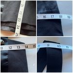 Bebe Womens  Black Silk Blend Mini Dress Apron Dress all Xs Photo 9