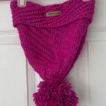 Columbia Woman’s  Pink and Purple Knit Winter Hat with PomPom Photo 0