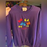 Peanut Butter & Jelly Women’s Vintage Spooky Eek Sweatshirt Size M Photo 3