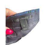 J CREW No. 2 Pencil Metallic Embroidered Rose Print Skirt Size 8 Blue Photo 1