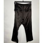 The GREAT. Satin Trousers Pants Women's Size 0 Black Dressy Party Fun Photo 2