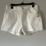 Lucky Brand  White Denim Relaxed Shorts Size 12/31 New Summer Vacation Chic Photo 8