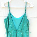 Pink Owl  apparel Womens size medium sleeveless sailboat print teal dress Photo 5