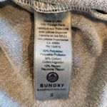 Sundry  Leopard Drawstring Hoodie Sweatshirt Faded Gray Leoapard Print Size 2=Med Photo 8