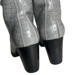 Dr. Martens Darcie Boots Silver Grey Stacked Heel Platform Womens Size 7 Photo 4