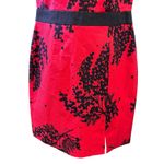 Boden Nadia Berry Print Sheath‎ Dress Hot Pink And Navy Size 8P Photo 3