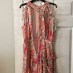 Alex Marie  Floral Ruffle Maxi Dress size 10 brand new length 56” bust 34” Photo 8