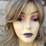 Blonde rooted layers shoulder length wig Photo 0