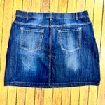 Croft & Barrow  Denim Skirt Classic Fit Stretch Blue Jean‎ Skirt Size 16 Photo 11