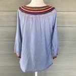 Lucky Brand Lucky “Venice Beach” Embroidered Top Photo 4