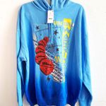 Nba Hoodie Golden State Warriors Oversized Graphic Hoodie Ombre Blue Sz XXL NWT Photo 5