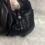 B. Makowsky Leather Shoulder Bag B30 Black Photo 3