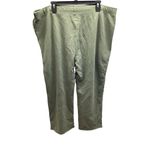 Aerie  Size XXL Olive Green Elastic Waist Crop Pants with Pockets. New No Tag Photo 2