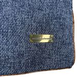 NWOT Samantha Brown Vintage Tweed Tote Blue Carry On Luggage Weekend‎ Bag Photo 2