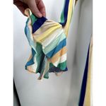 Wild Honey Striped Wrap Front Asymmetric Dress Size Medium Photo 3