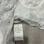 For Love & Lemons  Cheyenne White Lace Bustier Top Photo 4