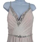 Oyisha NWTJeweled Rhinestone Maxi Long Gown Dress Wedding Prom Size 14‎ Ball White Photo 2