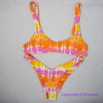 NEW Set! It’s now cool x free people tequila sunrise bikini, size Large Orange Photo 1