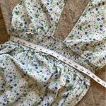 Aerie  Smocked Halter Open Back Floral Cotton Summer Sun Mini Dress Large Photo 6