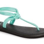 Sanuk NWT  Women’s Yoga Sunshine Sandal Sea Foam Size 9 Photo 0