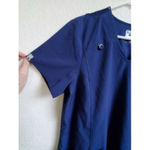 Corescrub Nurse Uniform Top Shirt V Neck Navy Blue Women's Large w/Pockets Photo 2