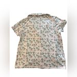 Born Pink Floral Short Sleeve Shorts Pajama Set White Size L Photo 2