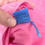 J. McLaughlin  Rue Linen Shift Dress Peony Pink Medium Beach Resort Summer Size S Photo 4